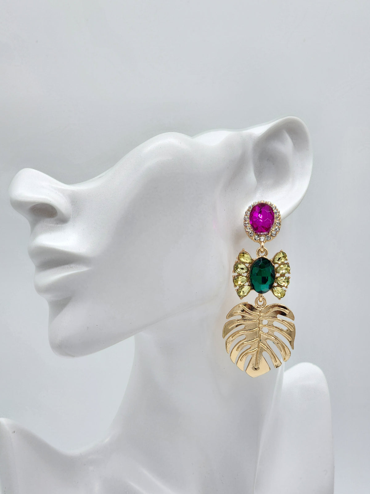 Kiara Leaf Drop Earrings