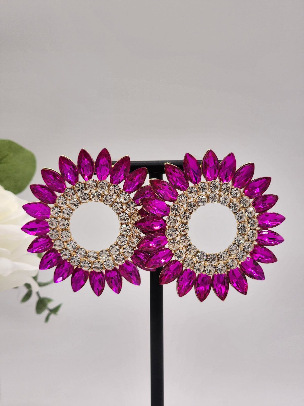 Sunflower Oversized Stud Earrings