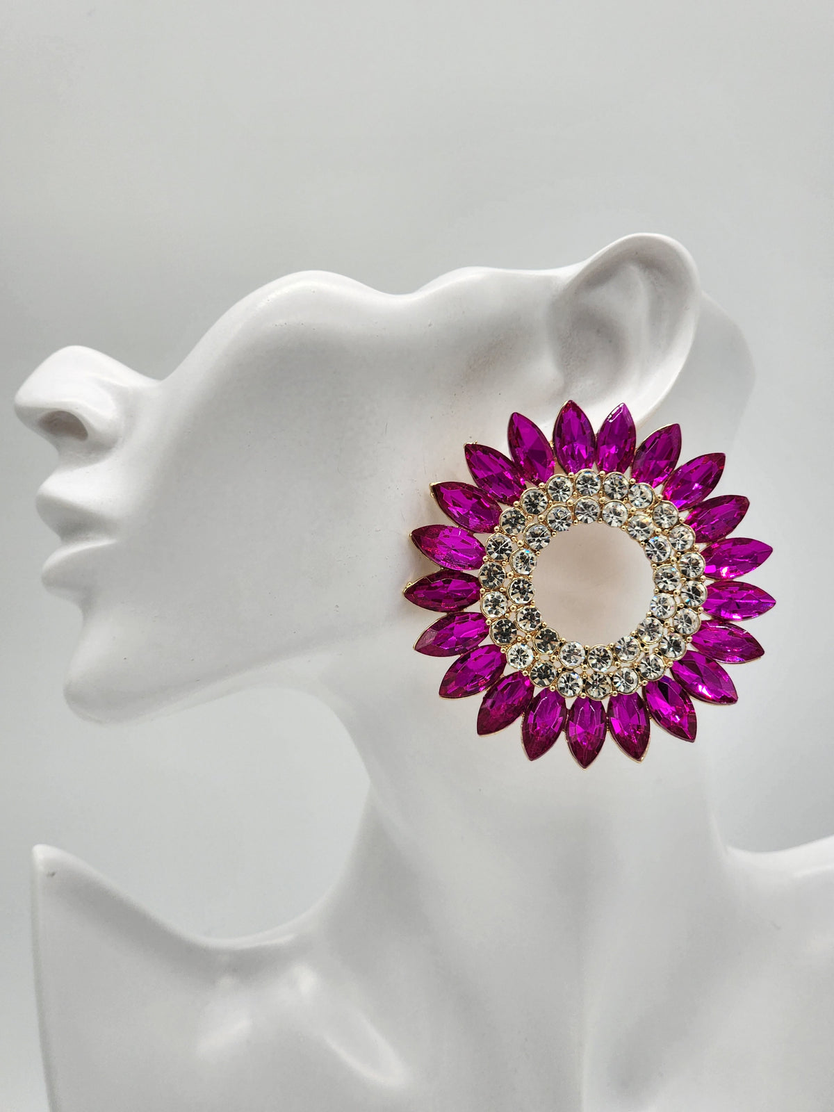 Sunflower Oversized Stud Earrings