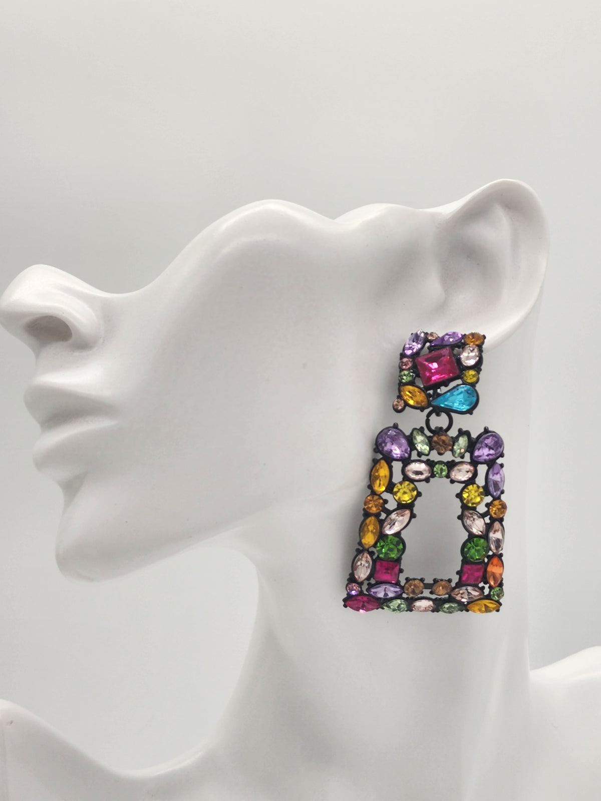 Jelissa Drop Earrings ( Multicolor)