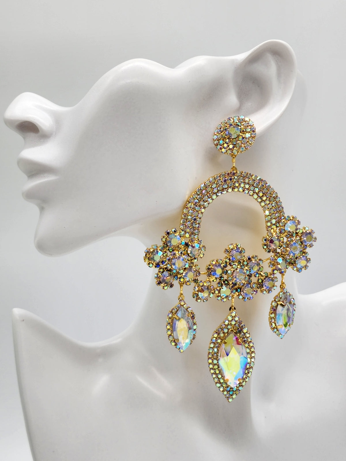 Emery Drop Earrings ( Iridescent)