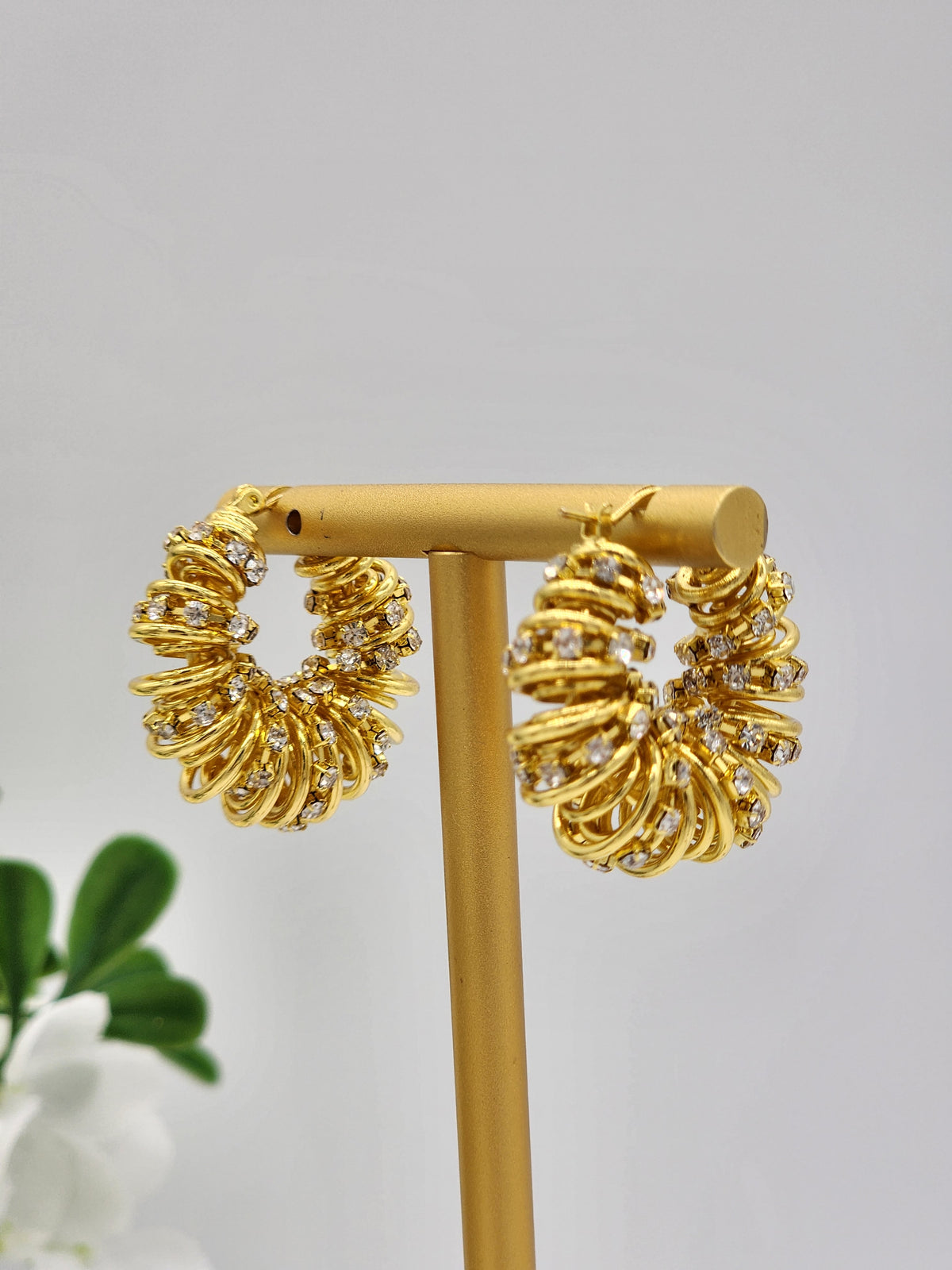 Bianca Golden Hoop Earrings