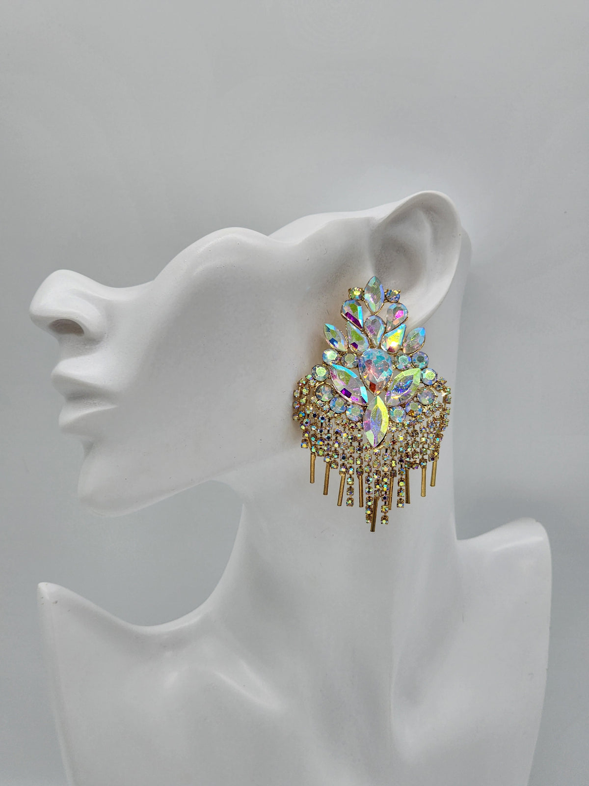 Geneva Luxe Earrings ( Iredescent)