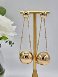Caroll Ball Drop Earrings