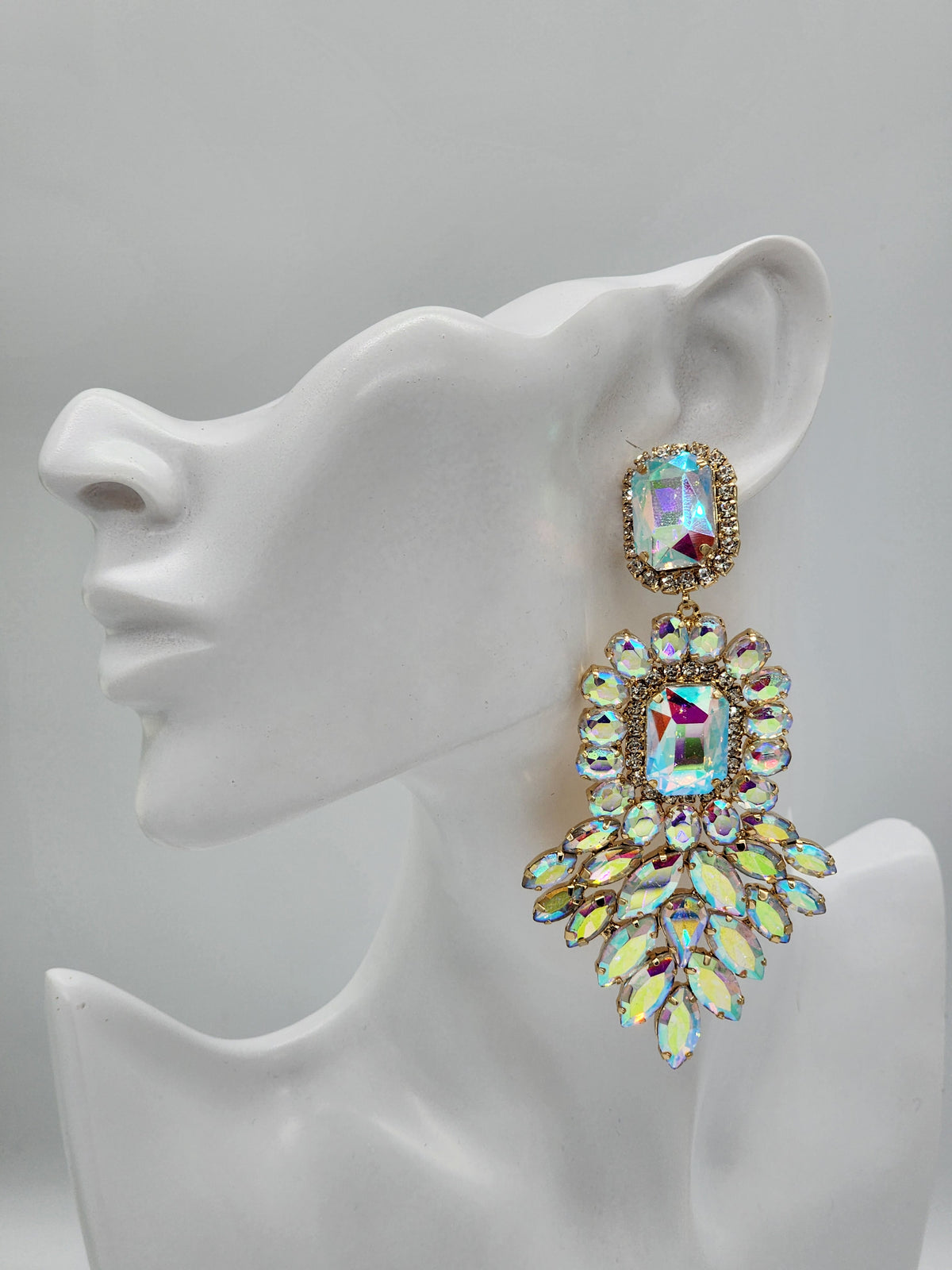 Daisy Lux Earrings ( Iridescent )