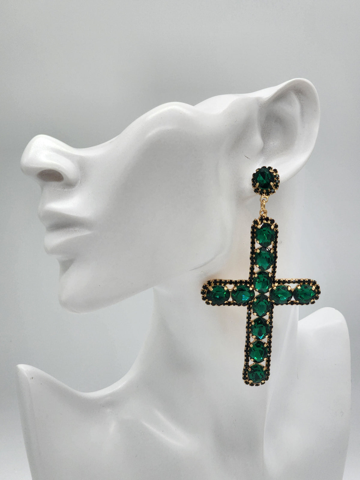 Cross of Diamonds Earrings