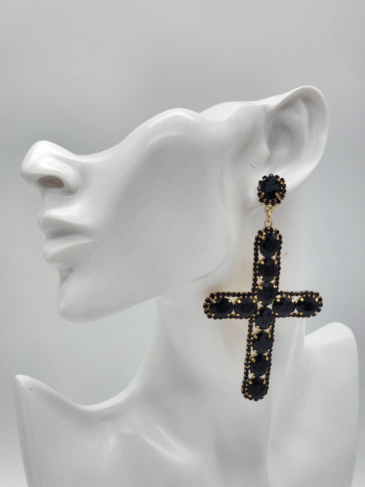 Cross of Diamonds Earrings