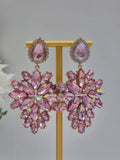Jada Drop Earrings ( Pink )