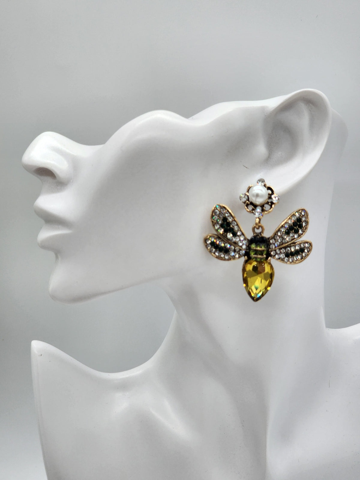 Aruba Dragonfly Earrings (Yellow)