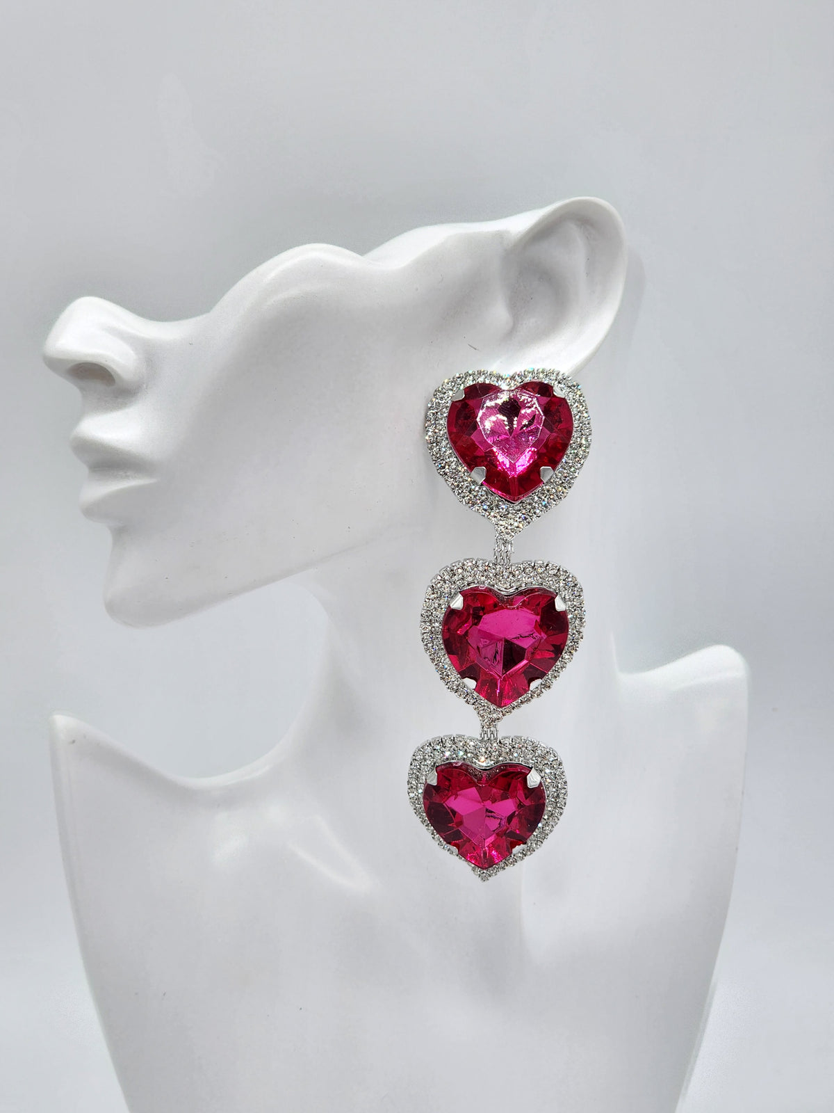 Glaciers of Hearts Earrings