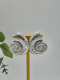 Sea Shell Lover Earrings ( Silver )