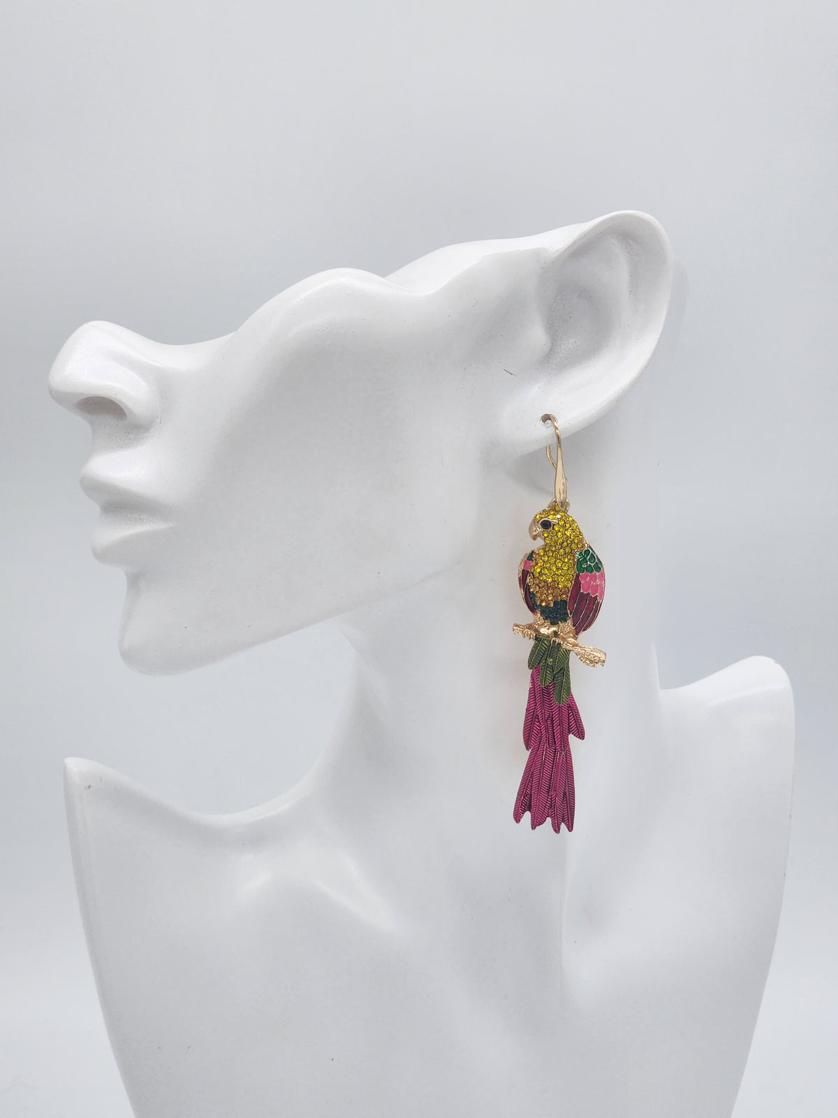 Tropical Bird Earrings