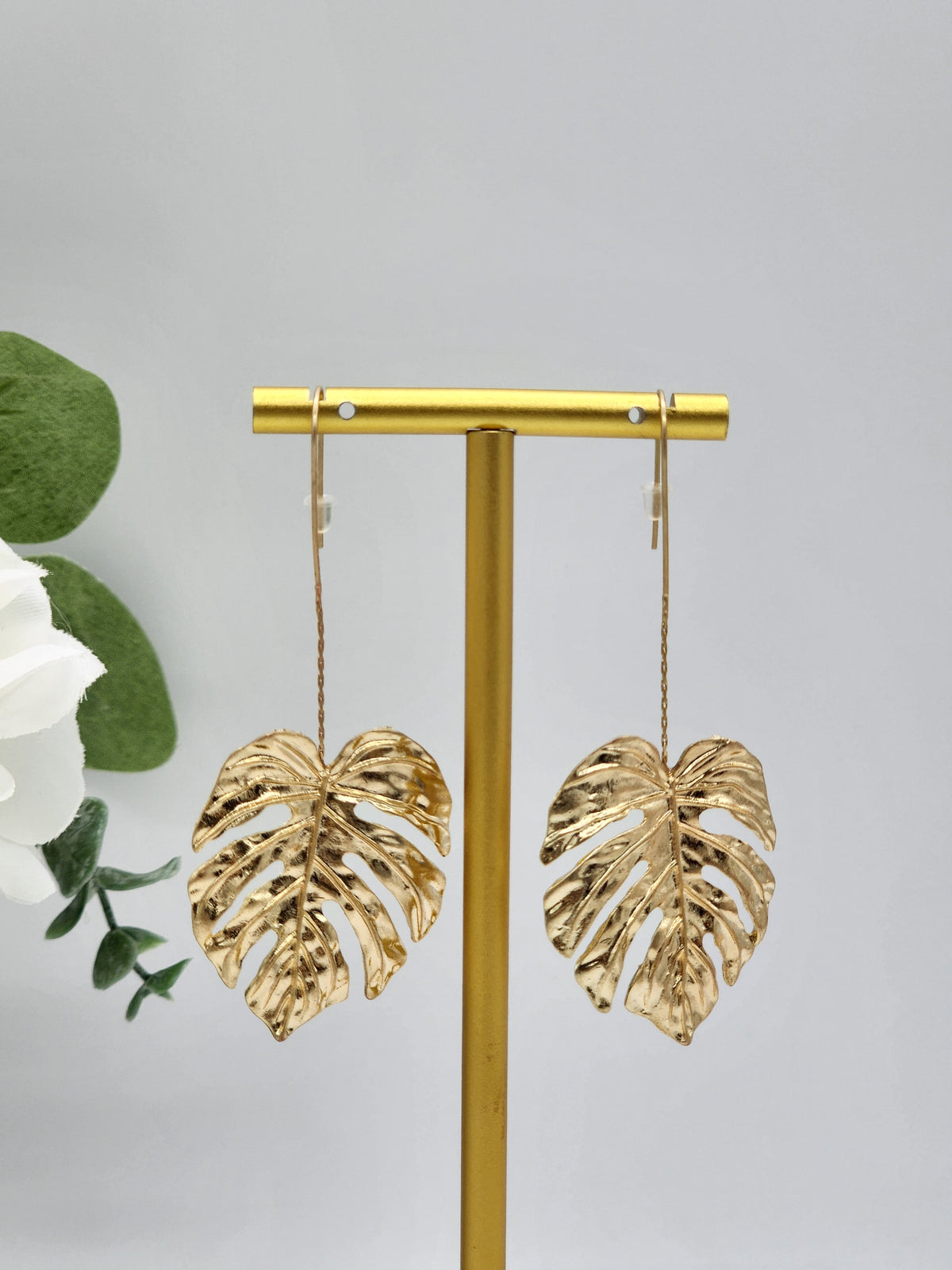 The Golden Leaf Earrings