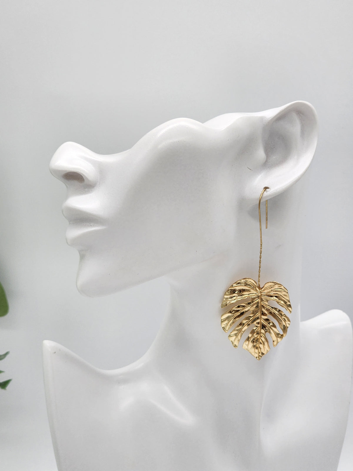 The Golden Leaf Earrings