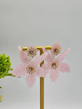 Flora Earrings (Pink)
