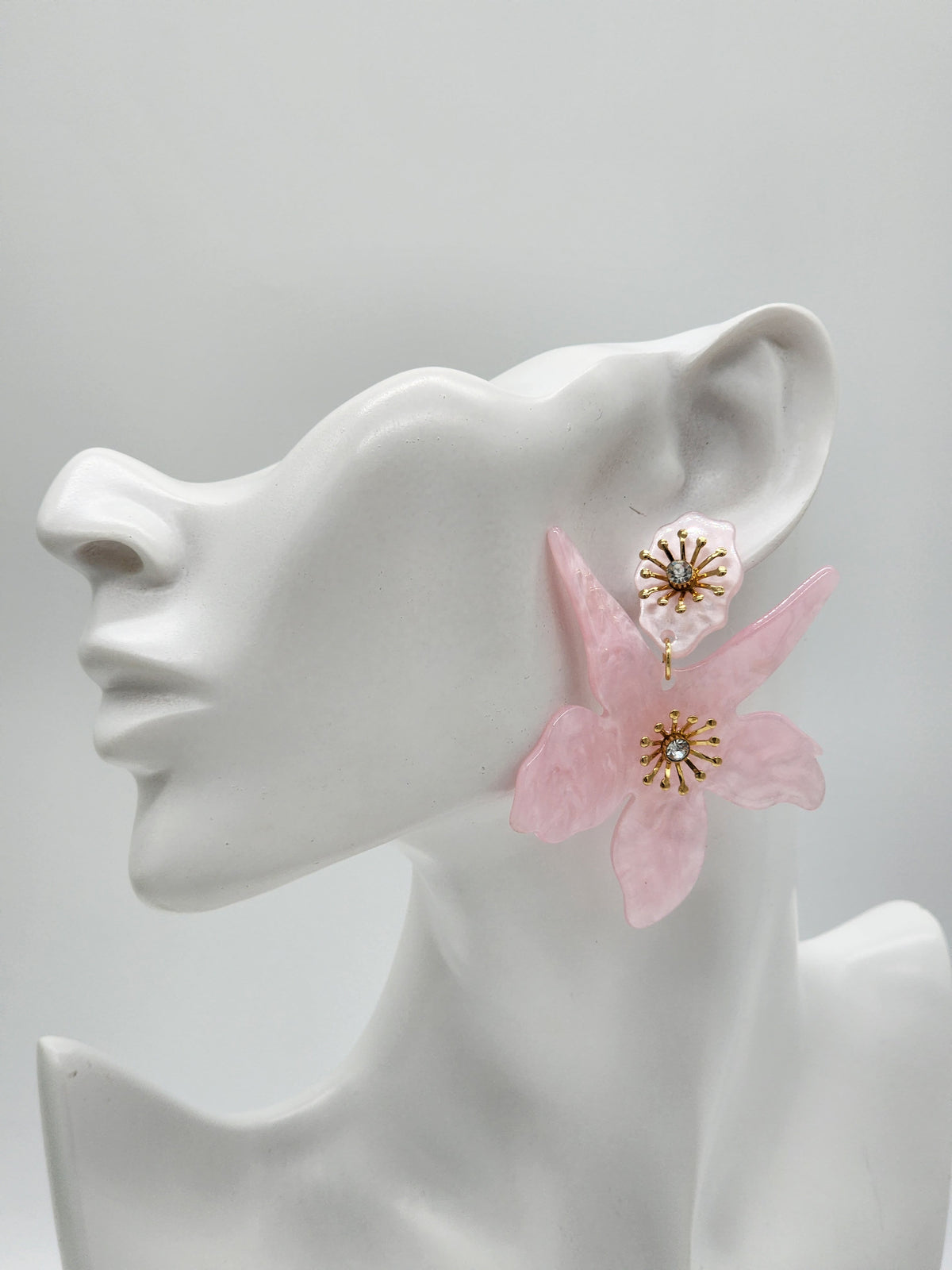 Flora Earrings (Pink)