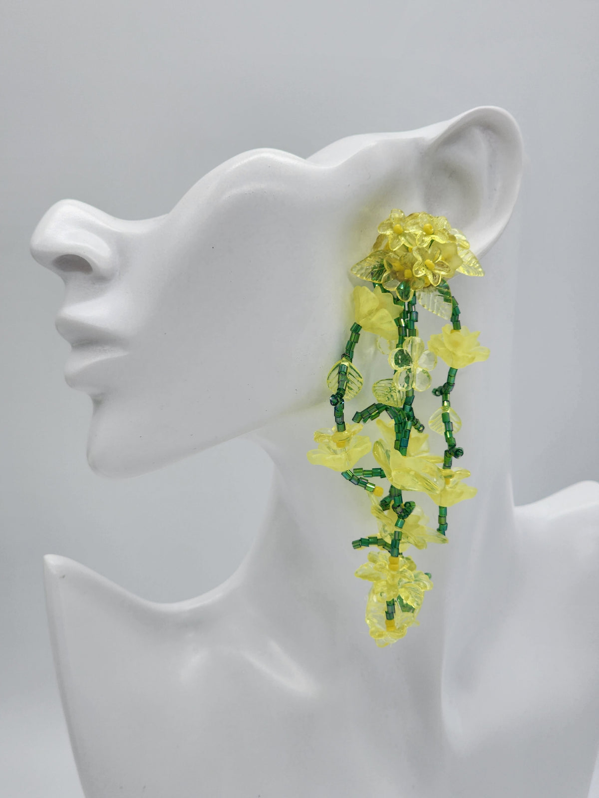 Flower Bomb Earrings (Lemon)