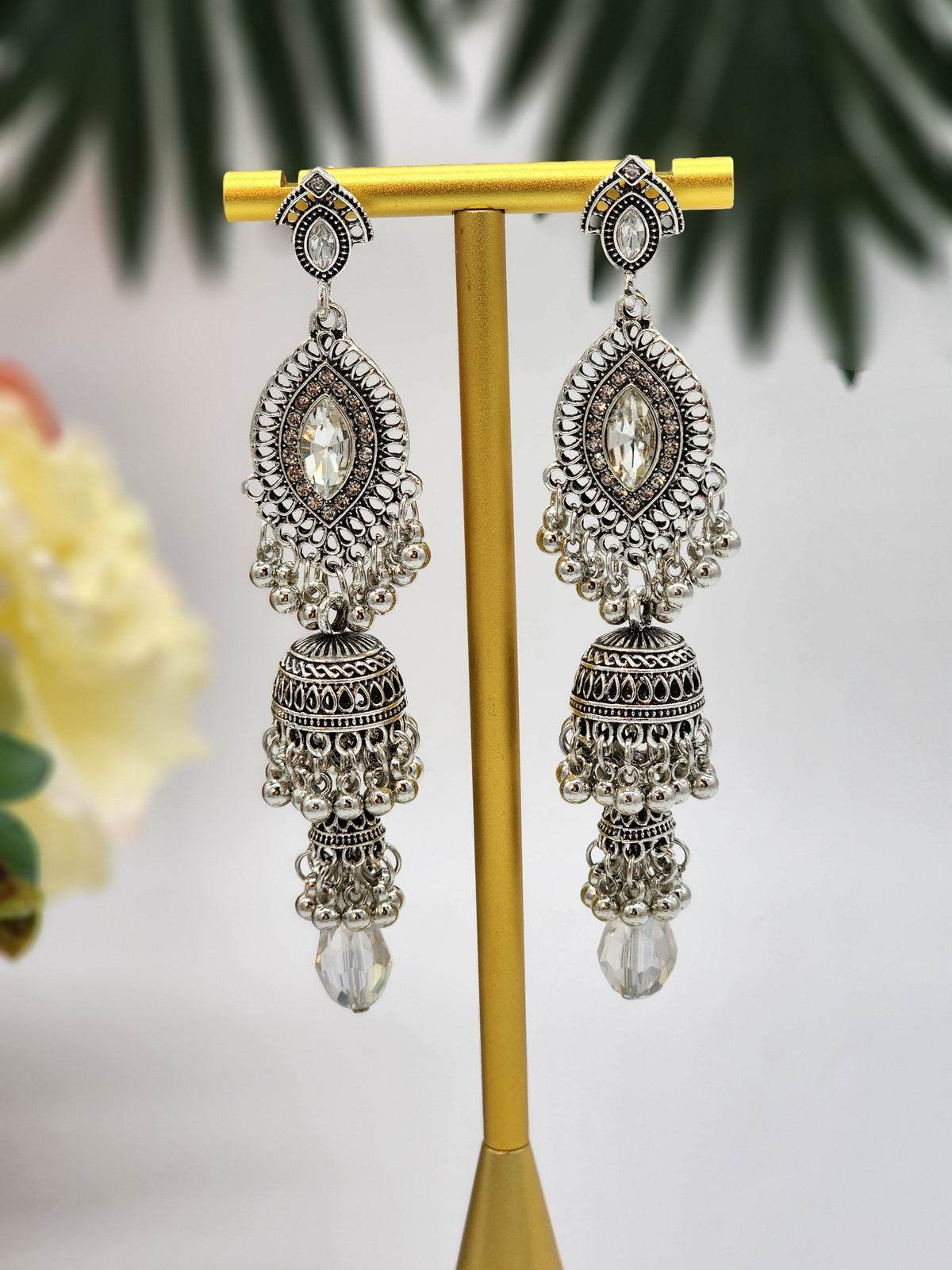 Azulik Bell Jhumka Earrings