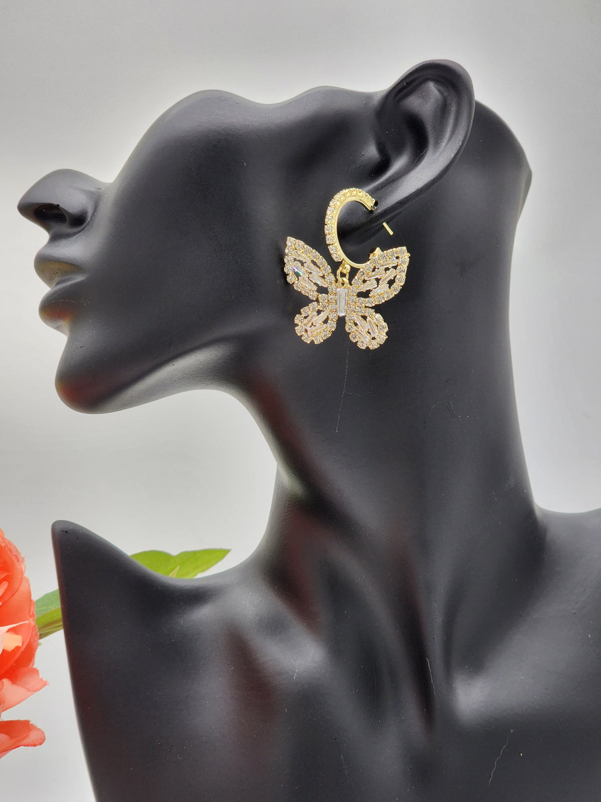 Yara Butterfly Earrings ( white)