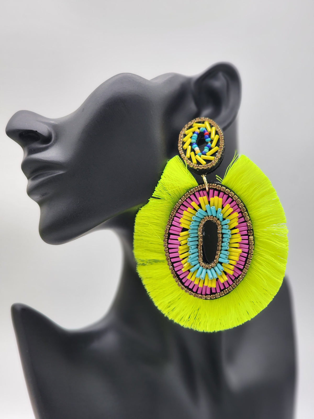 Tropical Bohemian Fringes Earrings