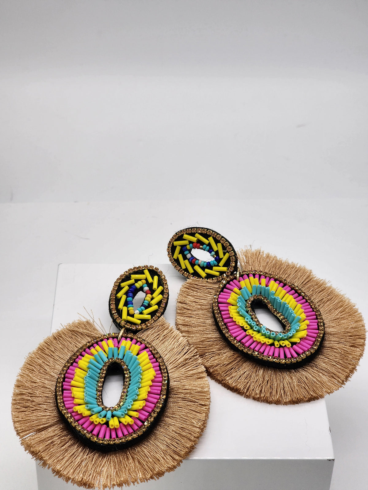 Tropical Bohemian Fringes Earrings