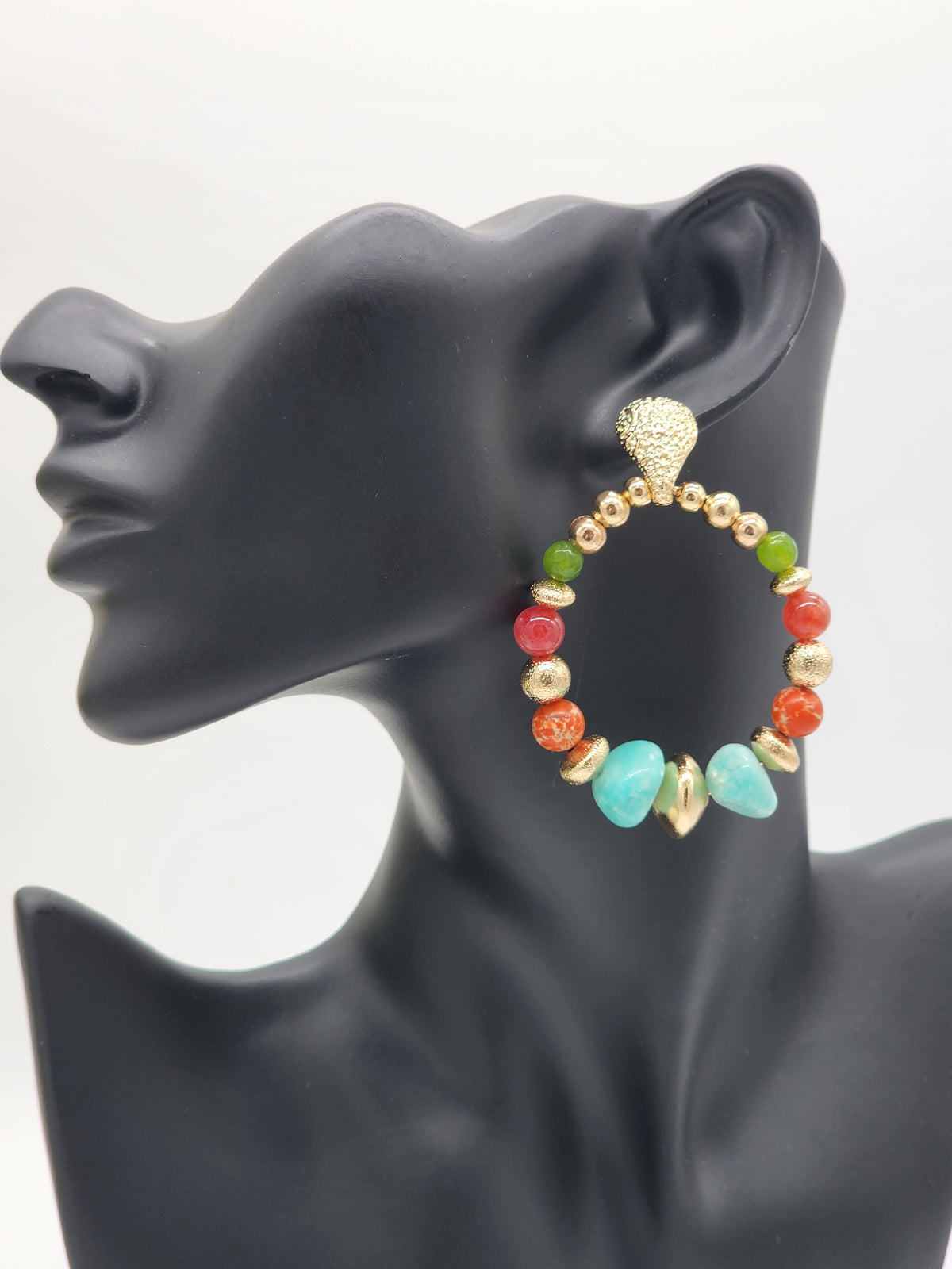 Niya Earrings (green)