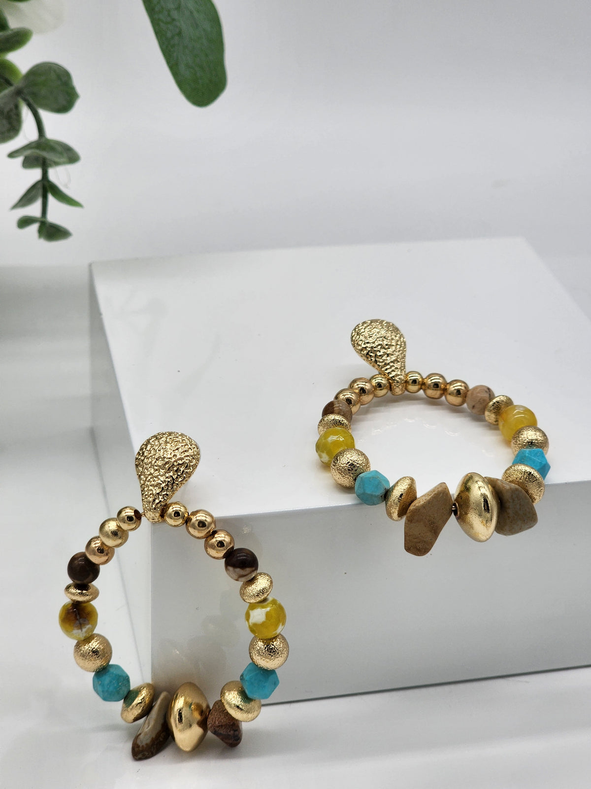 Niya Earrings( Yellow)