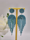 Gala of Diamonds Earrings ( blue