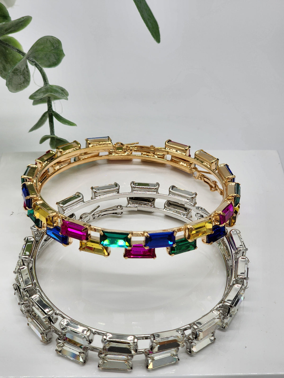 Gianni Hoop Earrings ( Multi-color )