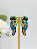 Pollie Multicolor Parrot Earrings