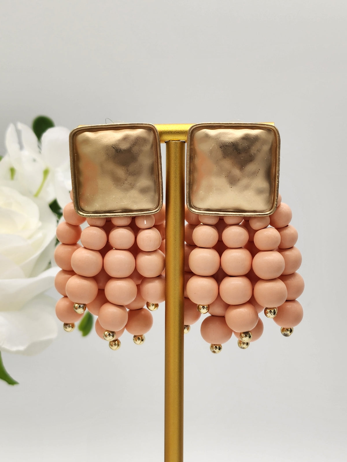 Annela Bead Drop Earrings