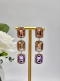 Candy Crystal Drop Earrings