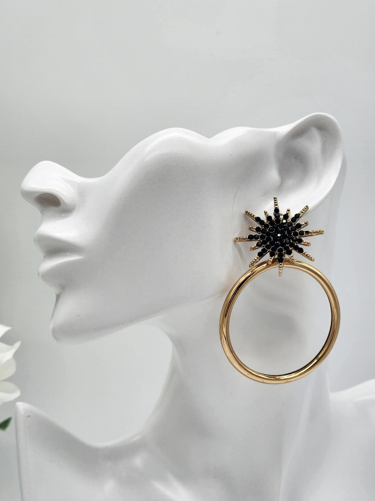 Spikey Hoop Earrings