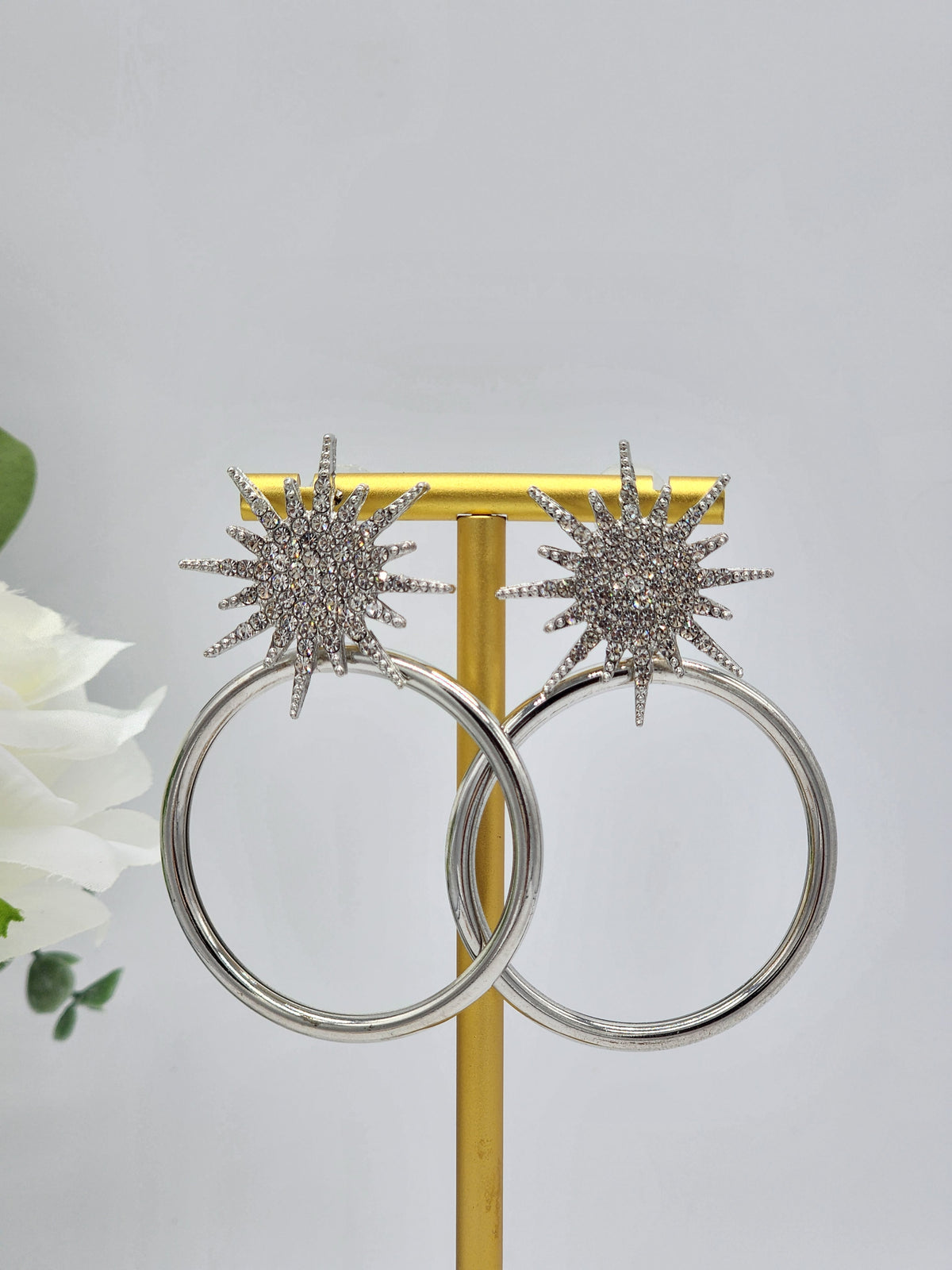 Spikey Hoop Earrings