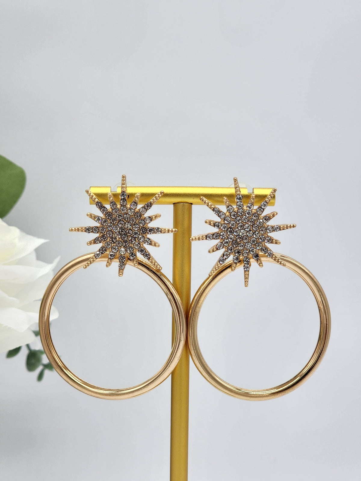 Spikey Hoop Earrings