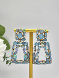 Jelissa Drop Earings( light blue